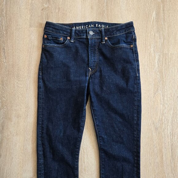 American Eagle Men’s Jeans Next Level Airflex Slim Straight Size 30″ - Picture 5 of 16